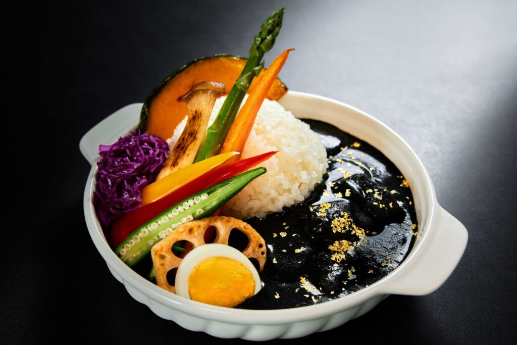 Vegetable and Gold Toyama Black Curry